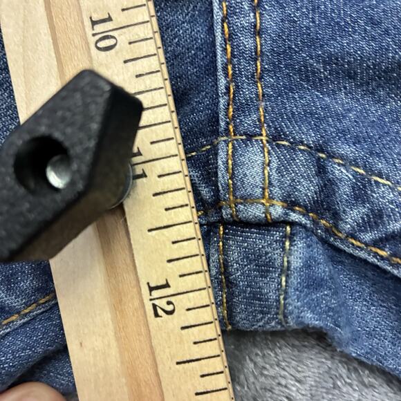 True Religion Shorts Men’s 42 Blue Cutoff Grunge Denim Y2K Jeans - Picture 7 of 9